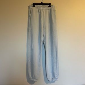 American Eagle Joggers Baby Blue Size Small Long